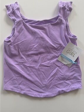 Athleta Girl Lilac Ruched Support Tank